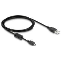 Delock USB-kabel USB-mini-B stekker, USB-A stekker 1.50 m Meerdere kleuren 82208
