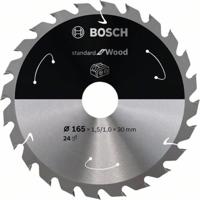 Bosch Accessories Bosch Power Tools 2608837688 Hardmetaal-cirkelzaagblad 165 x 30 mm Aantal tanden: 24 1 stuk(s)