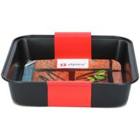 Alpina bakvorm 23x22x5 cm zwart