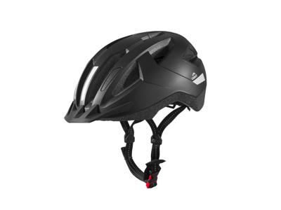 CRIVIT Fietshelm met achterlicht (Zwart, S/M)