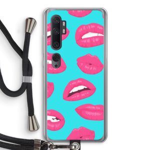 Bite my lip: Xiaomi Mi Note 10 Transparant Hoesje met koord
