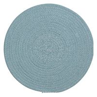 Ronde placemat groen katoen 38 cm Ronde placemat groen katoen 38 cm