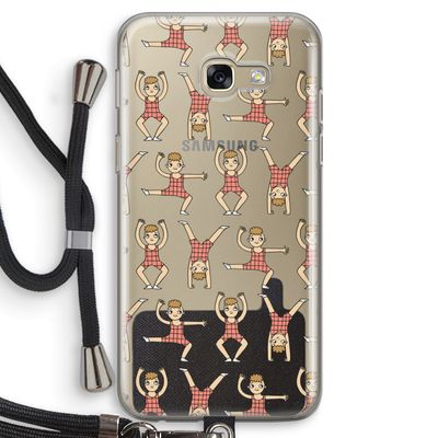 Gymboys: Samsung Galaxy A5 (2017) Transparant Hoesje met koord