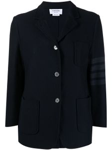 Thom Browne veste à détails 4 bandes signature - Bleu