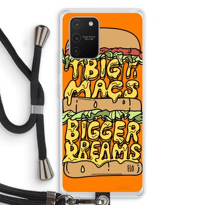 Big Macs Bigger Dreams: Samsung Galaxy S10 Lite Transparant Hoesje met koord