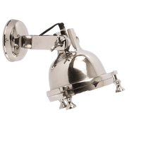 Wandlamp Spot Rovigo Industrieel 20 cm 1 Lichts Glans Chroom - thumbnail