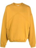 RHUDE sweat à logo brodé - Jaune - thumbnail