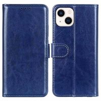 iPhone 14 Plus Wallet Case met Standaardfunctie - Blauw