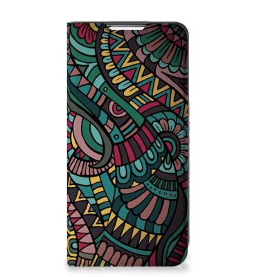 Samsung Galaxy S22 Plus | Hoesje met Magneet | Aztec Samsung Galaxy S22 Plus | Hoesje met Magneet | Aztec
