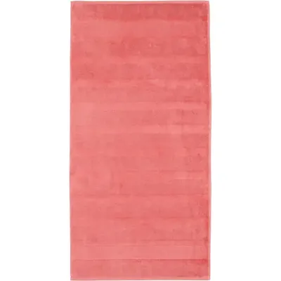 Cawö Cawo Noblesse2 Uni Gezichtsdoekje 30x30 koralle