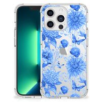 Case voor iPhone 13 Pro Max Flowers Blue - thumbnail