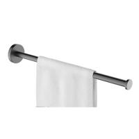 Handdoek rek Alonzo | Wandmontage | 5.5 cm | Enkel | Gun metal - thumbnail