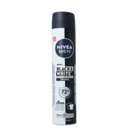Men deodorant spray invisible black & white