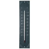 Binnen/buiten thermometer van leisteen - 45 cm - Buitenthermometers - thumbnail