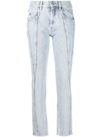 ISABEL MARANT jean droit à taille mi-haute - Bleu