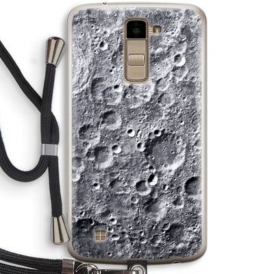 Maanlandschap: LG K10 (2016) Transparant Hoesje met koord