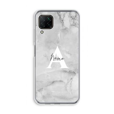 Ivory Marble: Huawei P40 Lite Transparant Hoesje