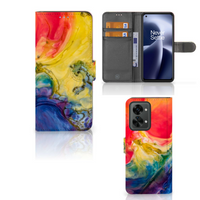 Hoesje OnePlus Nord 2T Watercolor Dark