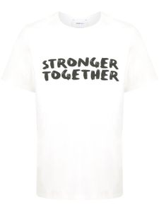 Ports V t-shirt à imprimé Stronger Together - Blanc