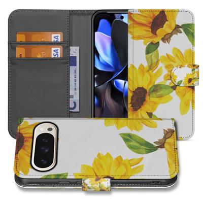Zonnebloemen Wallet Book Case Google Pixel 10 Pro XL | Book Case
