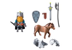 PLAYMOBIL Knights - Dwerg met gevechtspony 9345