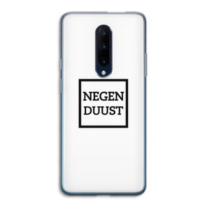 Negenduust vierkant: OnePlus 7 Pro Transparant Hoesje