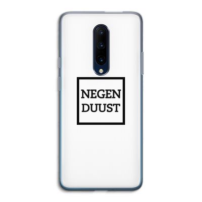 Negenduust vierkant: OnePlus 7 Pro Transparant Hoesje