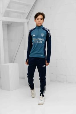 Arsenal 1/4 Zip Trainingspak Junior 2025/2026 - Maat 140 - Kleur: Blauw | Soccerfanshop