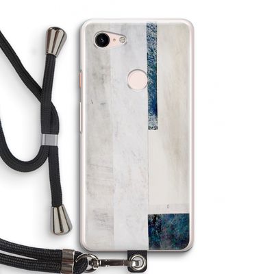 Meet you there: Pixel 3 Transparant Hoesje met koord