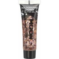Moon Creations Chunky Glittergel voor lichaam en gezicht - rose goud - 12 ml Moon Creations Chunky Glittergel voor lichaam en gezicht - rose goud - 12 ml