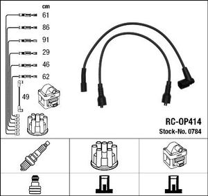 Bougiekabelset RCOP414