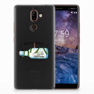 Nokia 7 Plus Telefoonhoesje met Naam Boho Bottle