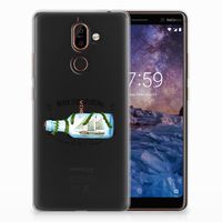 Nokia 7 Plus Telefoonhoesje met Naam Boho Bottle