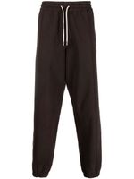 There Was One pantalon de jogging en coton à lien de resserrage - Marron