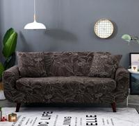 Sofa covers all-inclusive slip-resistente sectionele elastische volledige Bank cover sofa cover en kussensloop specificatie: drie stoel + 2 stks kuss