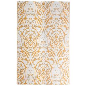 VidaXL Buitenkleed arakil 190x290 cm pp oranje en wit