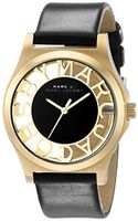 Horlogeband Marc by Marc Jacobs MBM1246 Leder Zwart 20mm
