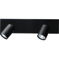 Masterlight Plafondlamp zwartBounce met 2 zwarte spots - 5491-05-05-40-2
