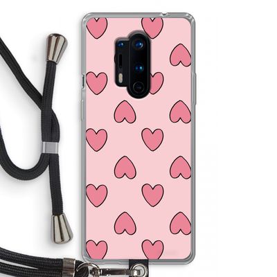 Ondersteboven verliefd: OnePlus 8 Pro Transparant Hoesje met koord
