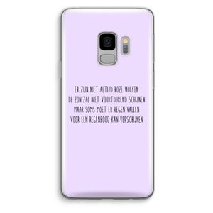 Regenboog: Samsung Galaxy S9 Transparant Hoesje