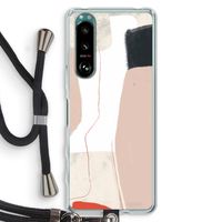 Lava: Sony Xperia 5 III Transparant Hoesje met koord