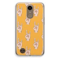 Rock: LG K10 (2017) Transparant Hoesje
