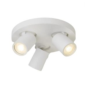 Plafond/Wandlamp Bellezza Bagno Joshua IP44 25x10,3 cm LED Mat Wit