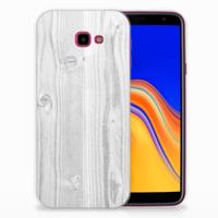 Samsung Galaxy J4 Plus (2018) | Bumper Hoesje | White Wood