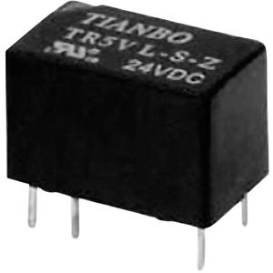 Tianbo Electronics TR5V-M-24VDC-S-Z Printrelais 24 V/DC 2 A 1x wisselcontact 1 stuk(s)