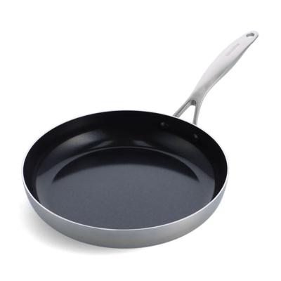GreenPan Geneva Koekenpan 28 cm RVS/Zwart