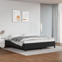 Bedframe kunstleer zwart 180x200 cm