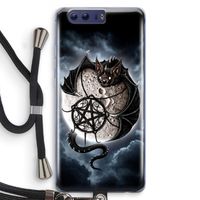 Volle maan: Honor 9 Transparant Hoesje met koord