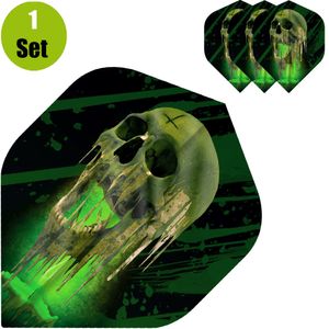 Horror Show Dartflights - Melting Skull