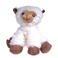 Take Me Home Knuffelschaap Junior 21 Cm Pluche Wit/bruin - thumbnail